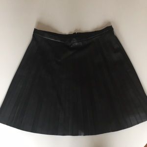 Faux leather mini skirt from J. Crew